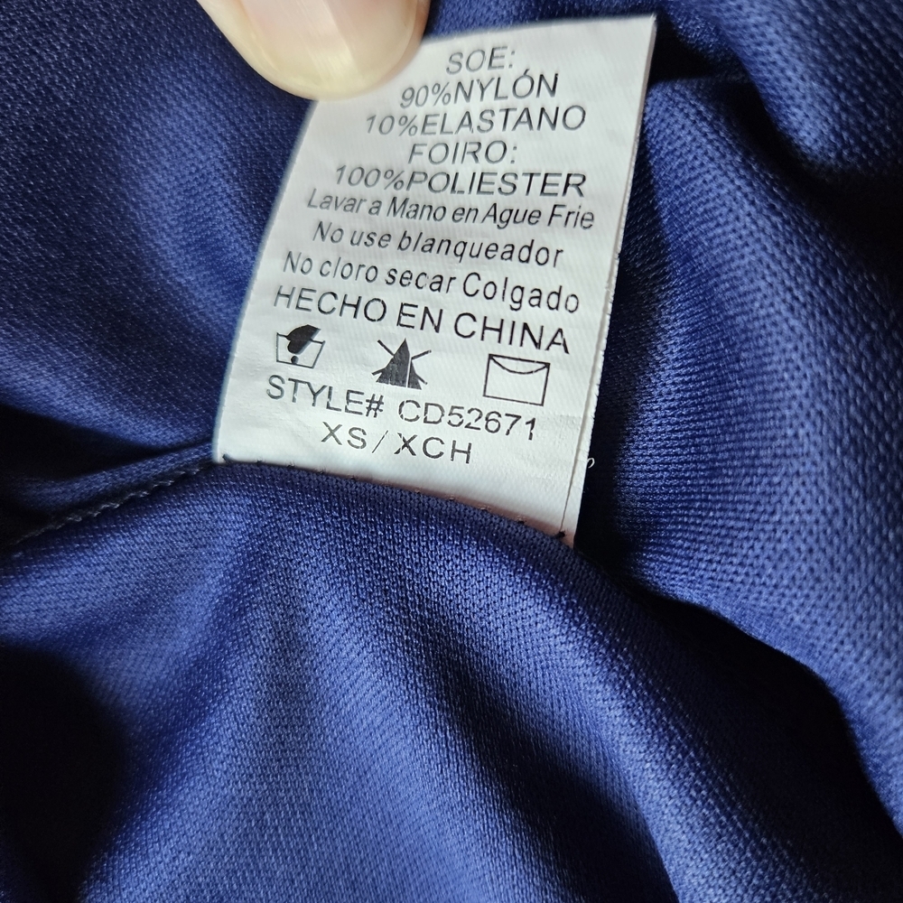 Trac Navy Lace Detail Dress XS - Picture 8 of 8
